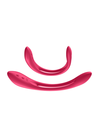 Sextoy flexible multifonction, vibromasseur, cockring, stimulateur de clitoris USB Elastic Joy Satisfyer - CC597800